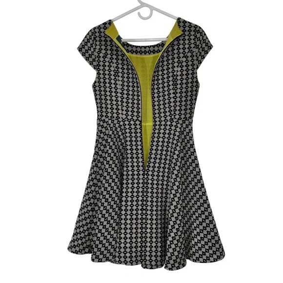 Anthropologie Maeve Jacquard Circle Skirt Dress - Picture 4 of 8